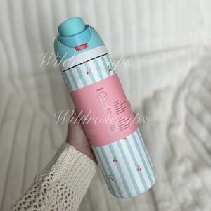 Owala Birthday Bash 2025 Pillow Fight Cherry 🍒 24OZ Freesip AUTHENTIC